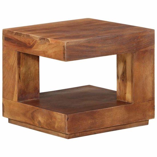 VidaXL Salontafel 45x45x40 cm Massief Acaciahout