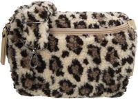 Beagles Lugo Heuptas - Crossbodytas - Schoudertas - Teddy - Luipaard Beige