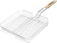 BBQ Collection Barbecue Rooster / Grill Mand Metaal/Hout 57 x 33 x 6 cm
