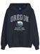 JACK & JONES Sweatshirt 'JORBradley US-State' navy / smaragd / lavendel / wit