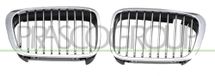 PRASCO Kühlergitter BM0182034 vorne links | Compatibel met: BMW 3 Cabriolet