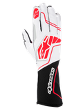 Alpinestars Tech-1 KX V4 Handschuhe Schwarz Weiß Rot, Größe: XS