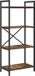 vidaXL Boekenplank 4-laags Rook Eiken Bewerkt Hout 133,5 cm