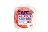 Ratioparts Nylondraad 1,3 mm Aluminium Cut 15 m Trimmerdraad Rond Maaigras, Oranje