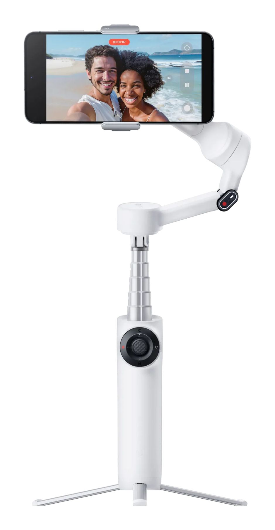 Insta360 Flow 2 Standard Bundle - Smartphone Camera Stabilizer - White