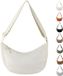Ibenzoa® Corduroy Crossbody Schoudertas Wit
