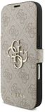 Guess Hoesje Geschikt voor Apple iPhone 18 Pro | Wallet Book Case | Big 4G Logo | Portemonnee Hoesje | 3 Pasjes | Magneetsluiting | Stand Functie | Roze