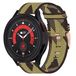 Wigento Samsung Geweven Nylon Band voor Galaxy Watch 6, 5, 4, Normal, Pro, Classic