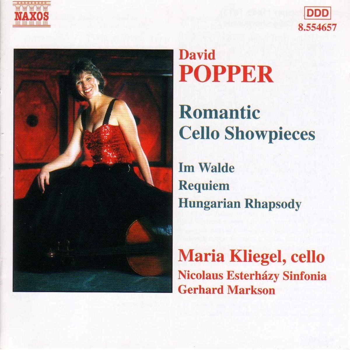 OUTHERE Popper: Romantic Cello Showpieces - Im Walde, Requiem etc / Kliegel et al