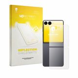 upscreen - Screenprotector voor Samsung Galaxy Z Flip 8 (Achterkant) - Folie Beschermfolie anti glare matte