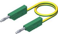SKS Hirschmann CO MLN 50/2,5 Meetsnoer Banaanstekker 4 mm Banaanstekker 4 mm 0.50 m Geel, Groen 1 stuk(s)