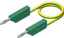 SKS Hirschmann CO MLN 50/2,5 Meetsnoer Banaanstekker 4 mm Banaanstekker 4 mm 0.50 m Geel, Groen 1 stuk(s)