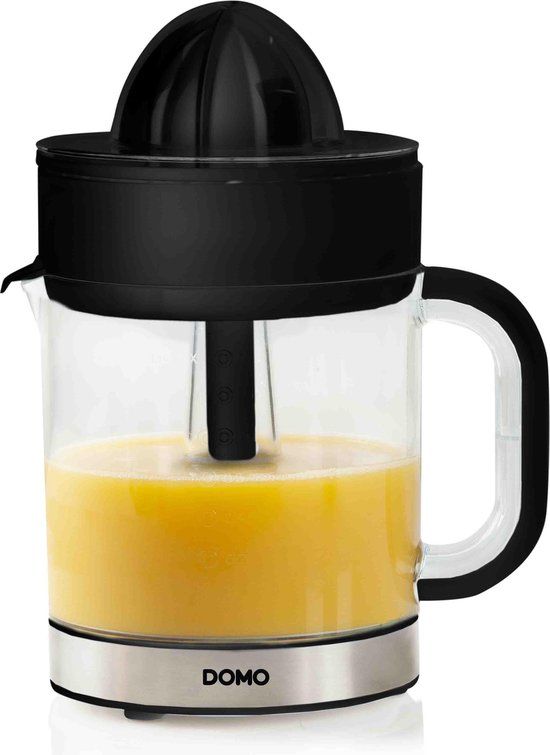 DOMO DO9235J Citruspers - Zwart/Inox - 1.2 L