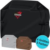 Kesser Housse de barbecue pour barbecue à gaz - 600D Oxford, résistant aux intempéries et aux UV - 147 x 61 x 122 cm - Noir