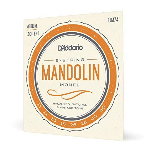 D'Addario EJM74 Monel Mandoline Snaren - Medium - 11-40