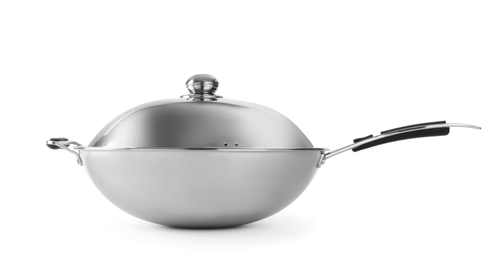 Hendi Wokpan - 36cm - RVS - Met Deksel - Inductie Geschikt