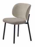 Giga Living Eetkamerstoel Swan - Beige Linnen - Set van 2