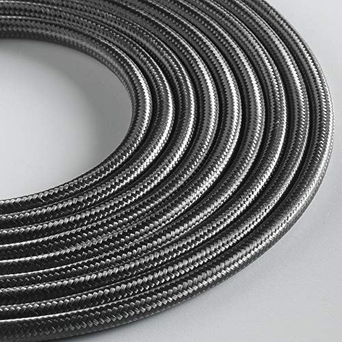 KLARTEXT LUMIRE textielkabel rond 3 x 0,75 mm ijzergrijs 5 meter