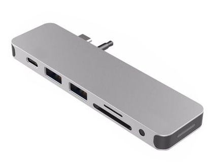 Hyper GN21D-silver - USB-C Hub - 7-in-1 - Silver