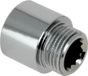 Bonfix Rallonge de robinet 3/8" x 15 mm Chrome
