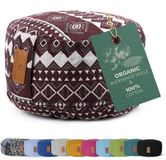 #DoYourYoga - Yoga kussen - »Vishnu« - rond meditatiekussen met bio-organische boekweit schalen vulling - H:15cm, diam.30cm - Style (2)