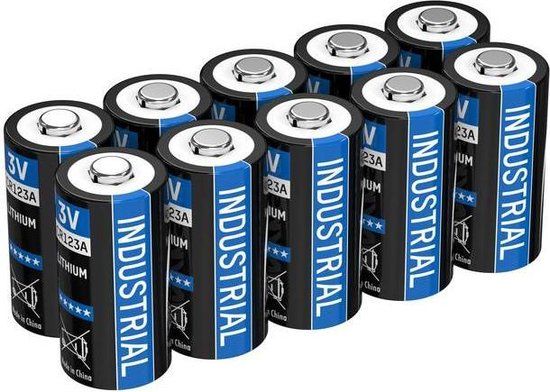 Ansmann Industriële Lithium Batterijen CR123A / CR 17335 - 10 pack