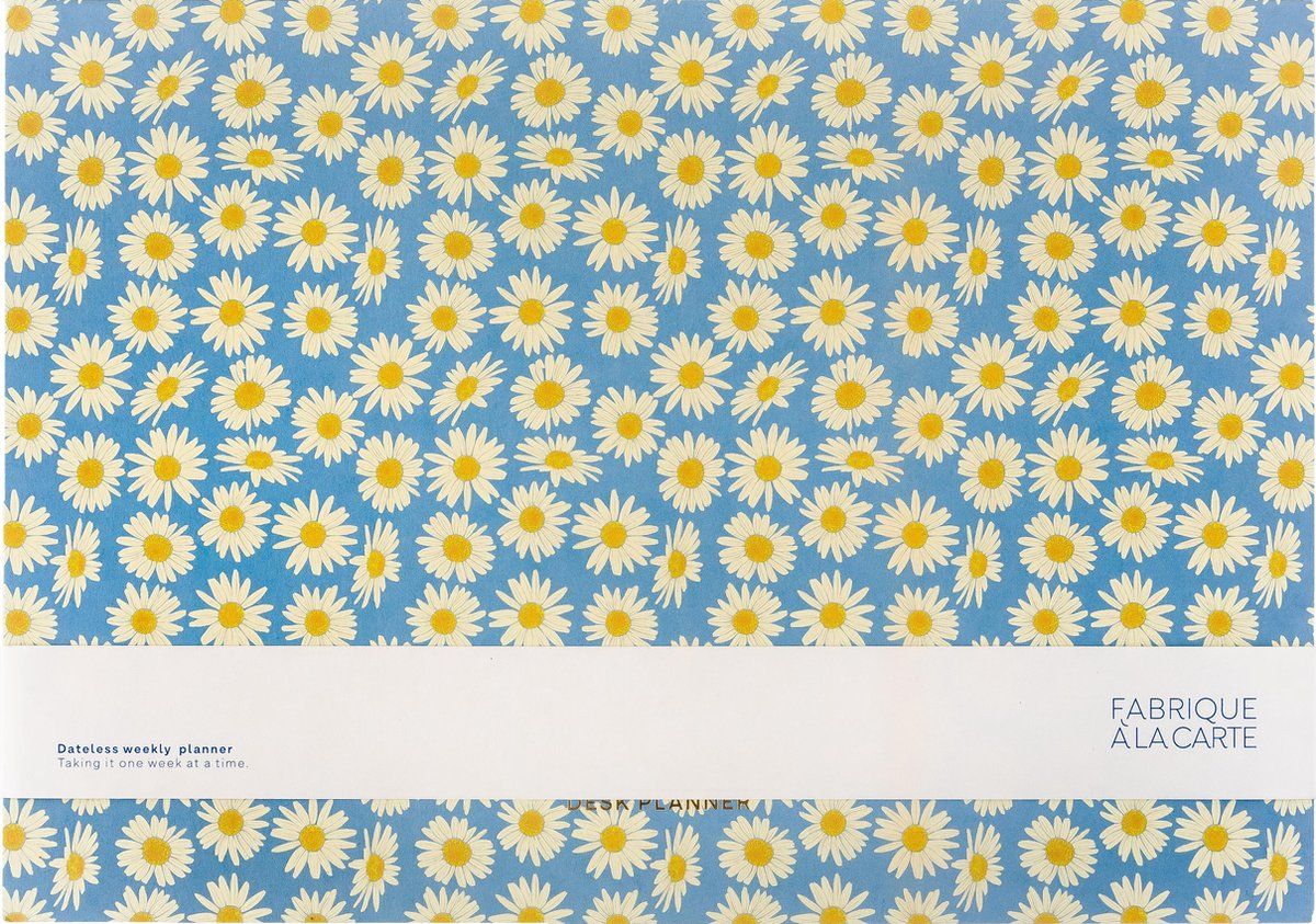 A-Journal Fabrique a la Carte Weekplanner - Daisy