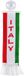 Lampa Mini-sjaal, enkele verpakking - Italië - Zwart