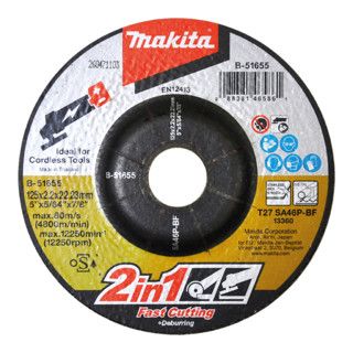 Makita slijpschijf 2 in 1 - 1 stuk