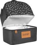 Badabulle Pick & Go Lunchtas - Zwart - Isotherm - 2 Compartimenten