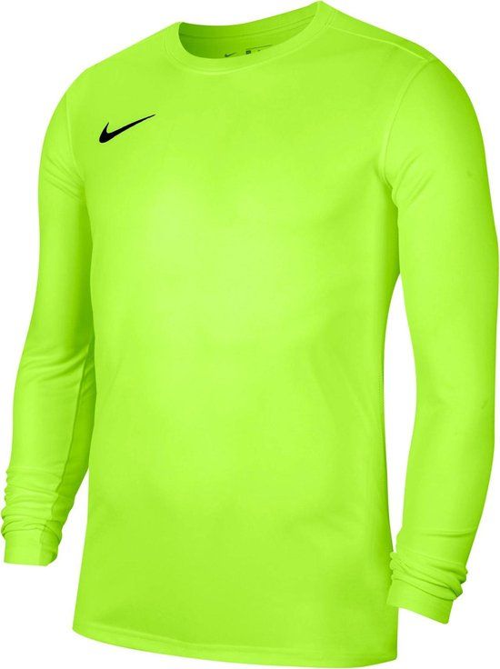 Nike Park VII LS Sportshirt Mannen - Lime Groen - Maat S