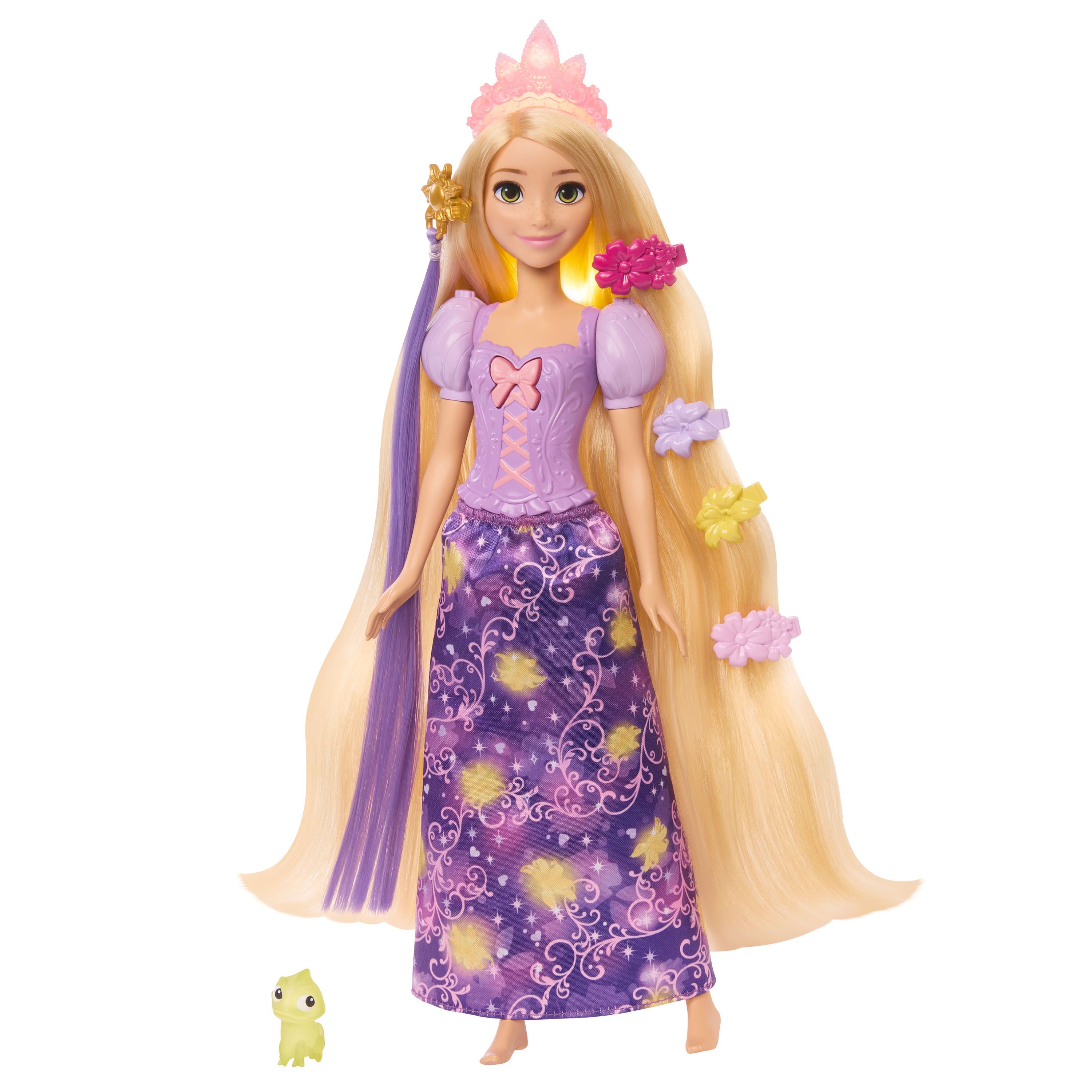 Mattel Disney Princess Rapunzel Modepop met Lichtgevend Haar