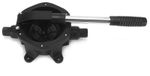 Solidchoice - Pompe à membrane - Pompe marine - Fileté - Poignée antidérapante - Pompe manuelle 45Lpm - Utilisable sur bateaux - Noir
