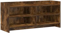 vidaXL TV-kast 100 x 33 x 47 cm Gerookt eiken Bewerkt hout