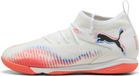 Puma chaussures bébé FUTURE 8 MATCH IT plus MID JR 10861701 WHITE/ BLANC/PUMA NOIR/ROUGE VIF Taille: 37