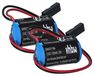 vhbw 2x batterie compatible avec Siemens Siject CI16i, CI, CI16iP unité de commande (900 mAh, 3 V, Li-MnO2)