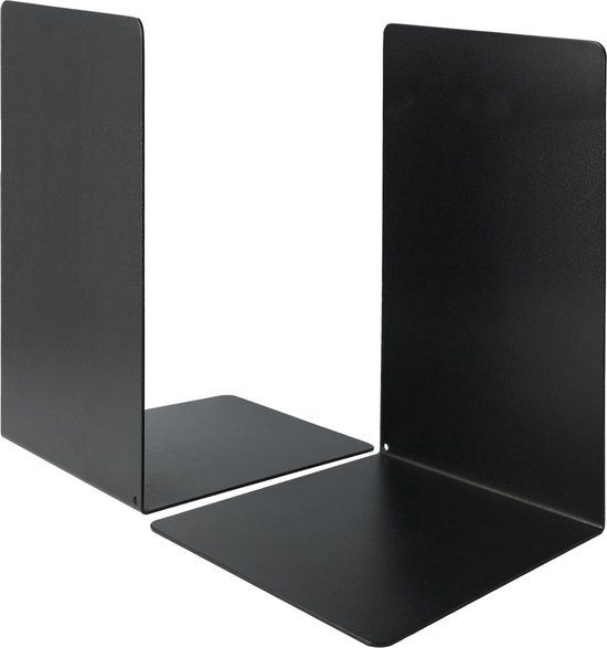 Westcott Boekensteun - Metaal - Zwart - 2 stuks