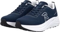 Rieker U4101-14 Lage sneakers voor heren, textiel, blauw, maat 40