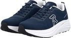 Rieker U4101-14 Lage sneakers voor heren, textiel, blauw, maat 40