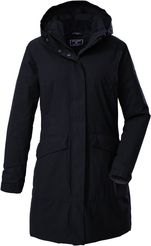 Killtec KOW 18 Women Parka - Winterjas - Dames - Blackblue - Maat 44