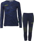 Uhlsport Prediction Keeperset Kinderen - Marine / Fluogeel | Maat: 128