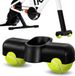 GELLDG Repose-pieds à bascule - Adaptateur de repose-pieds à bascule à clipser adapté aux vélos d'intérieur - Convient aux potences Zwift Ride - Entraîneur d'intérieur - Accessoire essentiel adapté à l'entraînement intensif - Inclut 2 balles de tennis