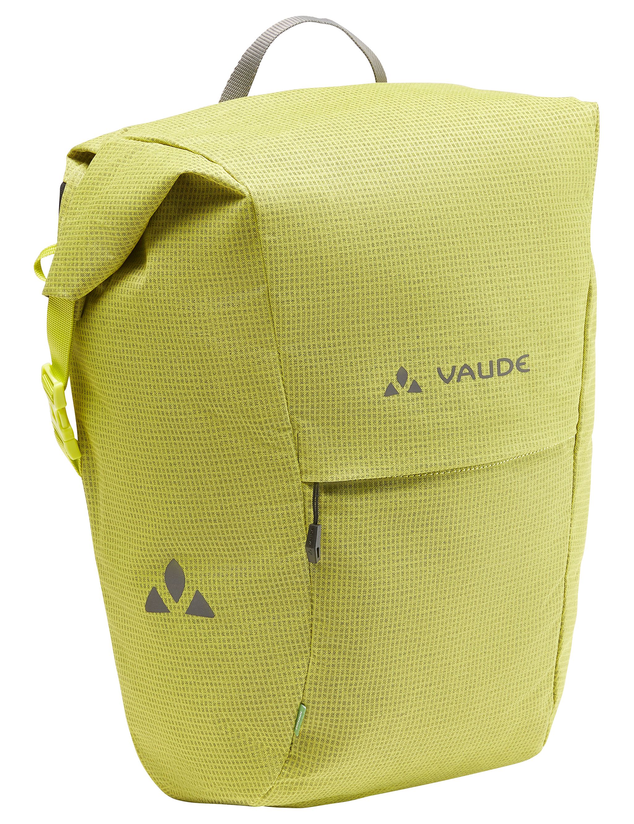VAUDE Road Master Roll-It Luminum - Bright Green - 46L Rear Bike Bag