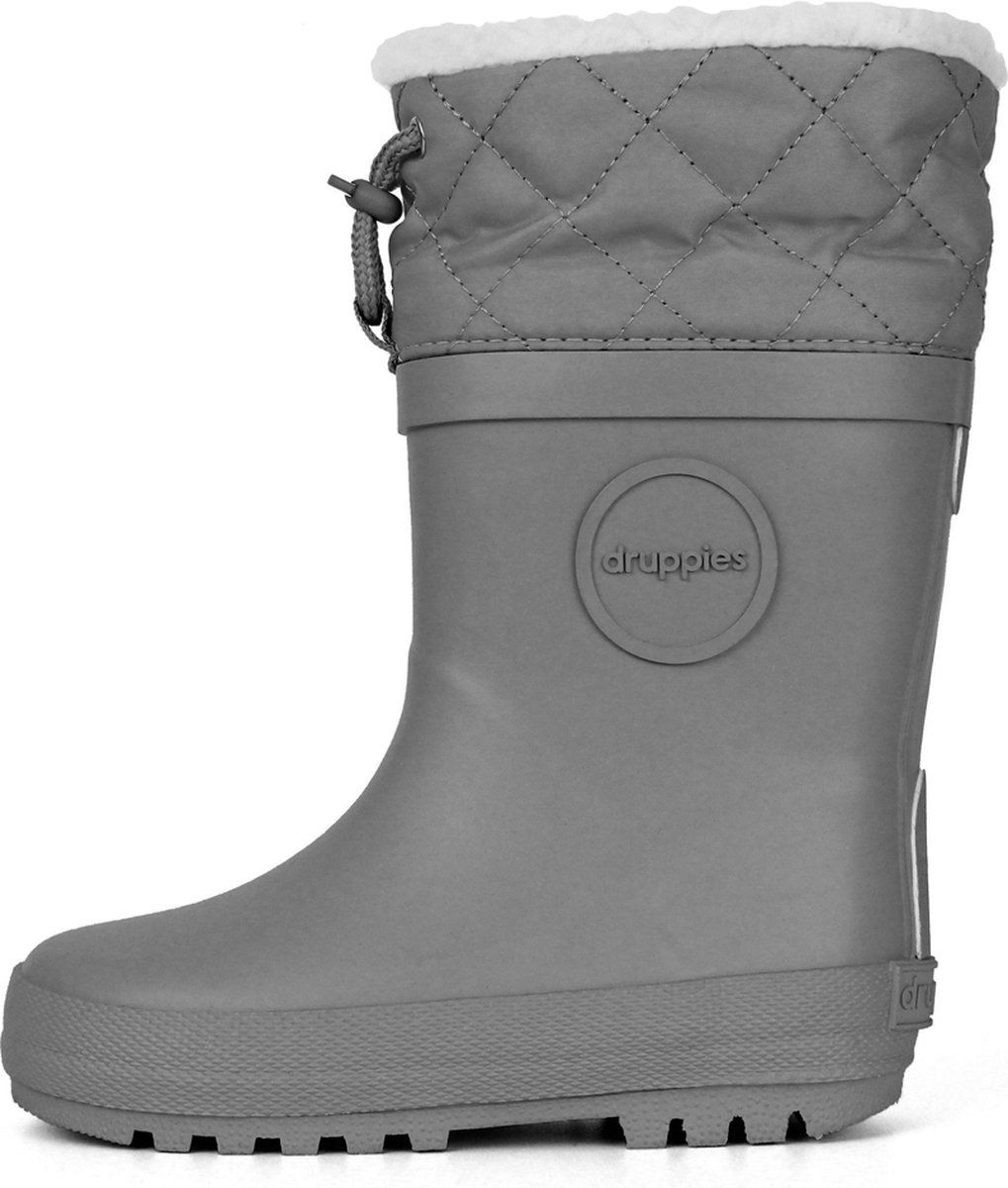 Druppies Regenlaarzen Gevoerd - Winter Boot - Grijs - Maat 30