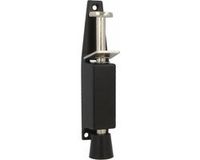 AMIG Doorstop - 1x - 120 x 25mm - 28mm slag - voetbediening - zwart