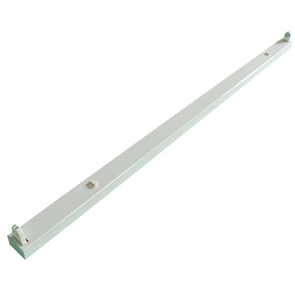 BES LED LED TL Armatuur T8 - Aigi Dybolo - 150cm Enkel - IP20 - Mat Wit - Staal