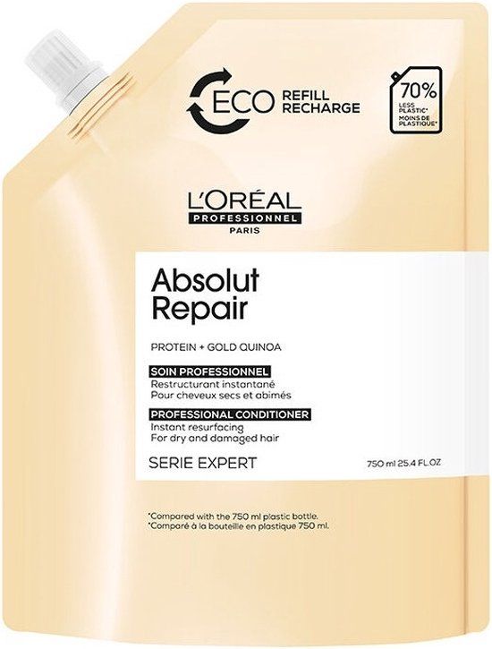 L'Oréal Professionnel Serie Expert Absolut Repair Gold Quinoa Conditioner Refill - 750ml