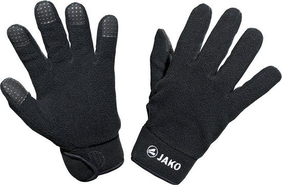 Jako Fleece Spelershandschoenen Heren - Zwart | Maat: 11