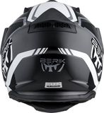 Berik MX313 Volstom Adventure Pro Enduro Helm - Zwart/grijs/wit - Maat M
