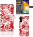 B2Ctelecom Telefoonhoesje met Naam Samsung Galaxy A04s | Samsung Galaxy A13 5G Angel Skull Rood